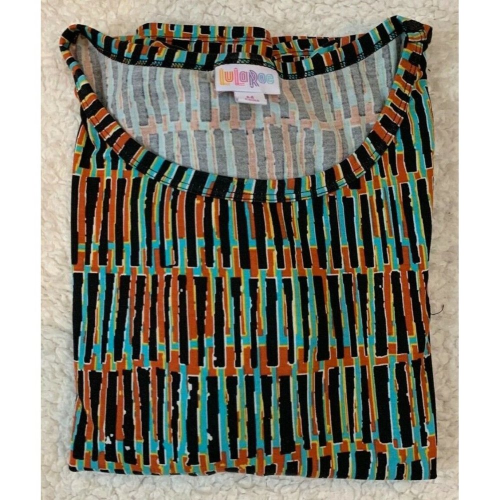 Lularoe Black Multi Color Dress Size M